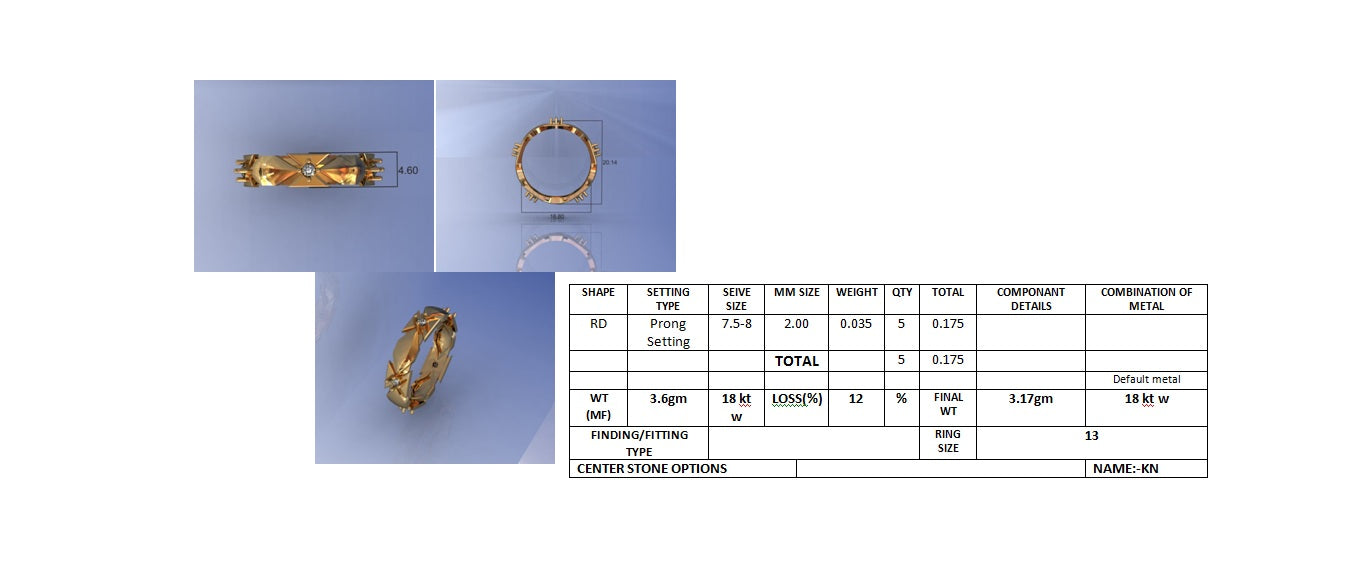 3D Jewelry Files Ring Model STL DR-2882 R4