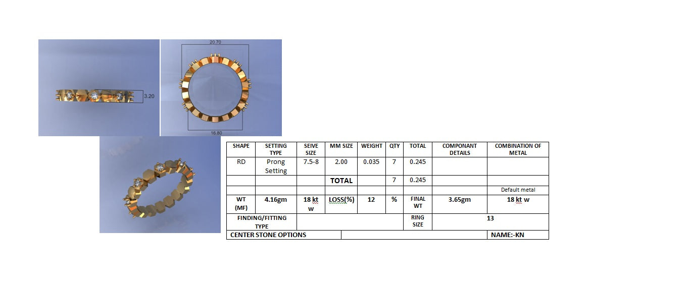 3D Jewelry Files Ring Model STL DR-2882 R5