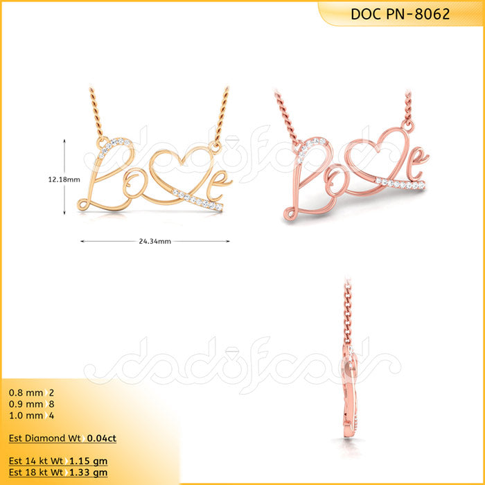 3D Jewelry Files Pendant Model 3DM DOC-P8062