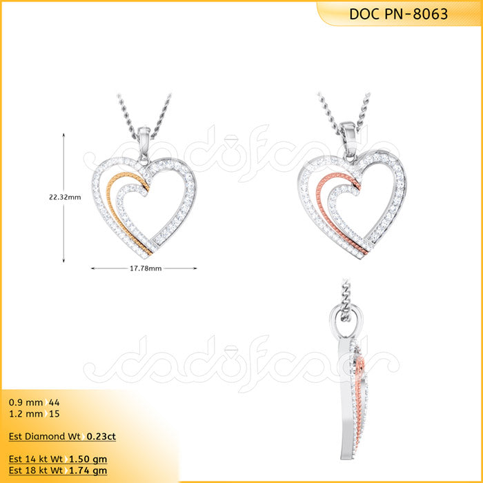 3D Jewelry Files Pendant Model 3DM DOC-P8063