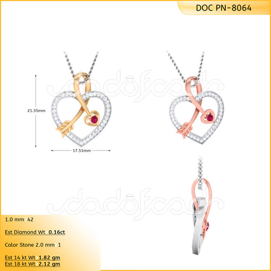 3D Jewelry Files Pendant Model 3DM DOC-P8064