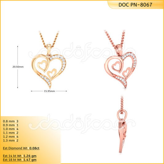 3D Jewelry Files Pendant Model 3DM DOC-P8067