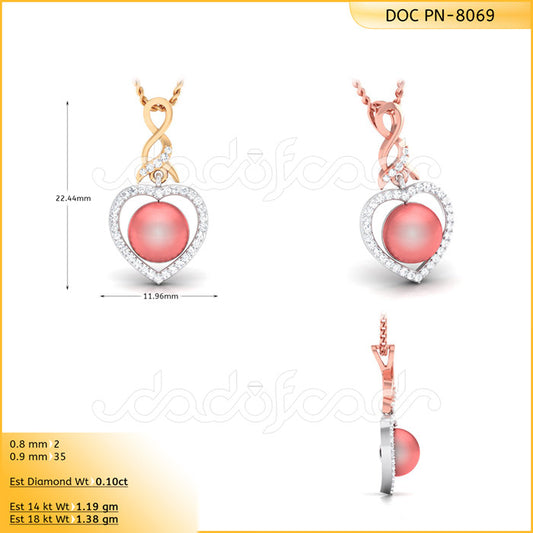 3D Jewelry Files Pendant Model 3DM DOC-P8069