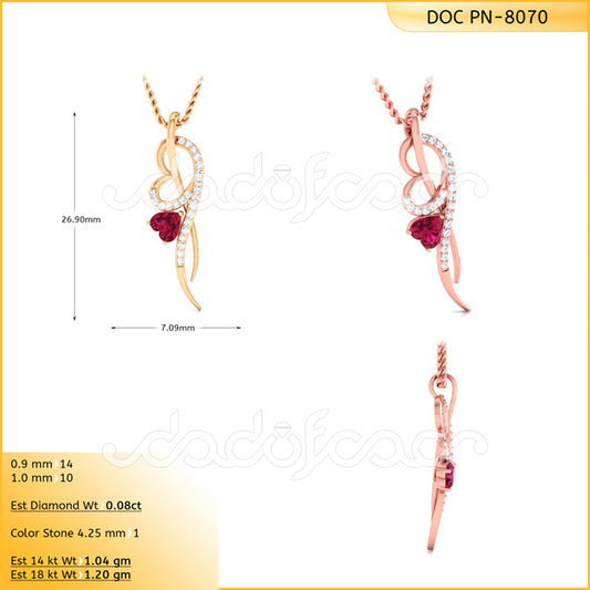 3D Jewelry Files Pendant Model 3DM DOC-P8070