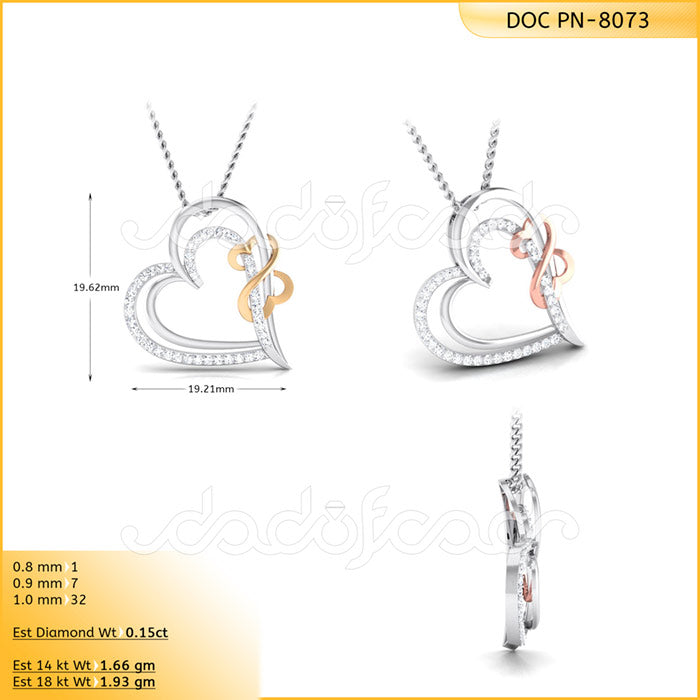 3D Jewelry Files Pendant Model 3DM DOC-P8073