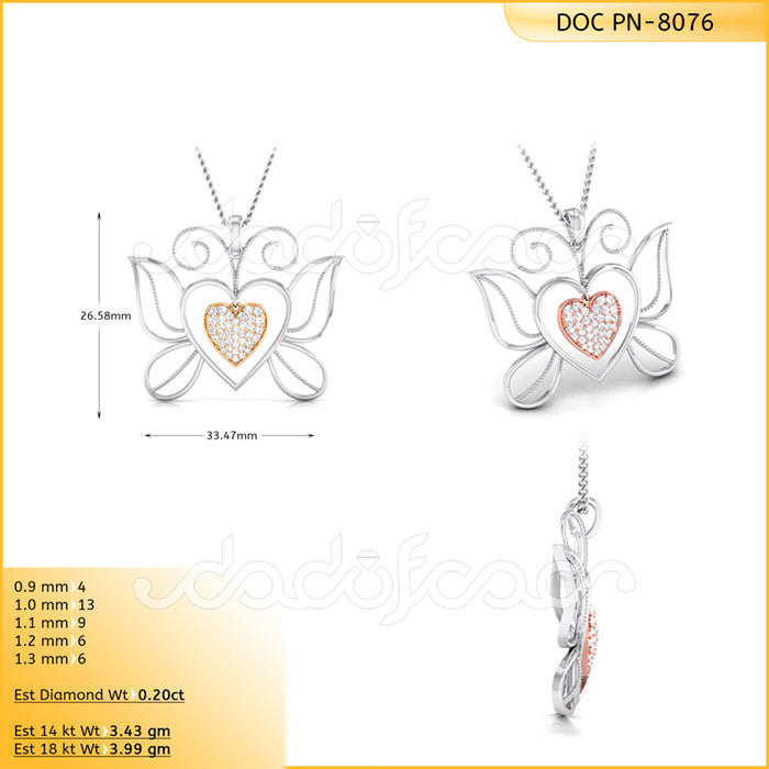 3D Jewelry Files Pendant Model 3DM DOC-P8076