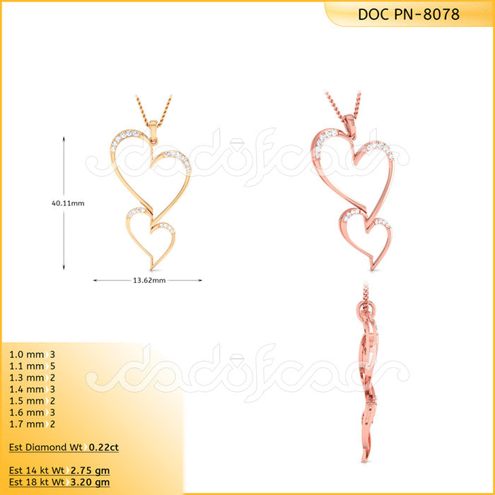 3D Jewelry Files Pendant Model 3DM DOC-P8078