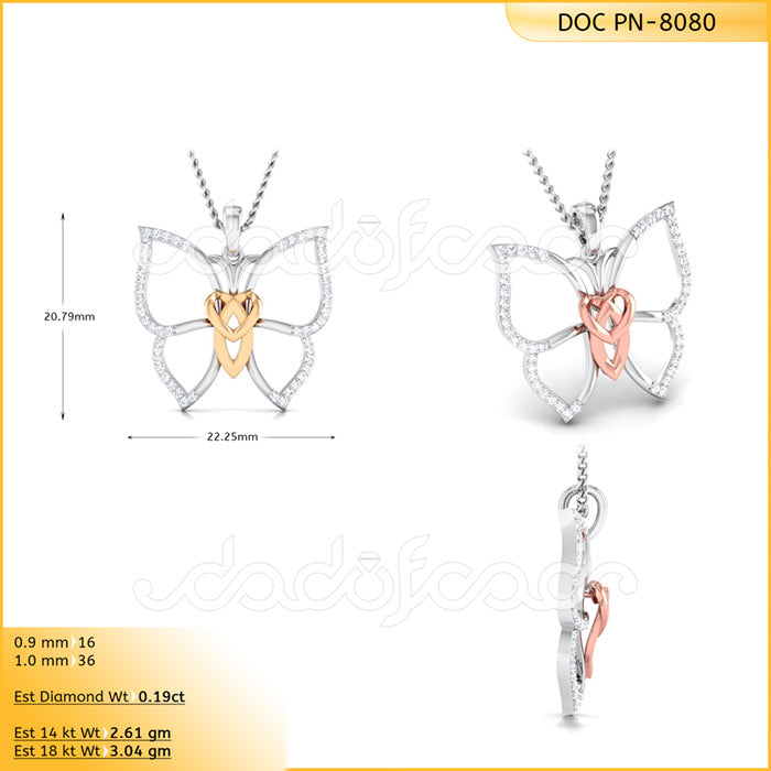 3D Jewelry Files Pendant Model 3DM DOC-P8080