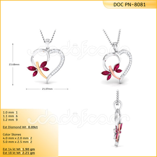 3D Jewelry Files Pendant Model 3DM DOC-P8081