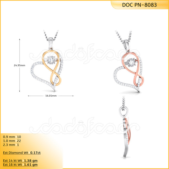 3D Jewelry Files Pendant Model 3DM DOC-P8083