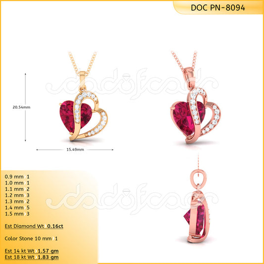 3D Jewelry Files Pendant Model 3DM DOC-P8094