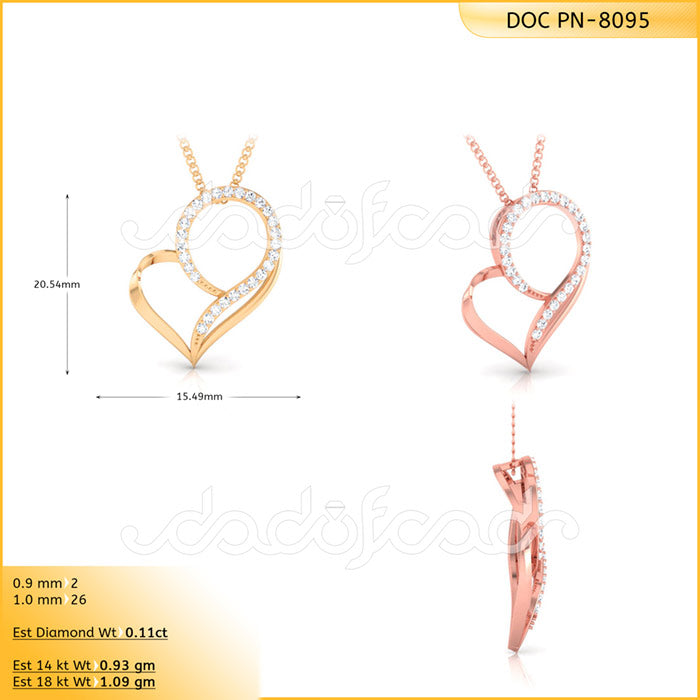 3D Jewelry Files Pendant Model 3DM DOC-P8095