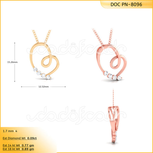 3D Jewelry Files Pendant Model 3DM DOC-P8096