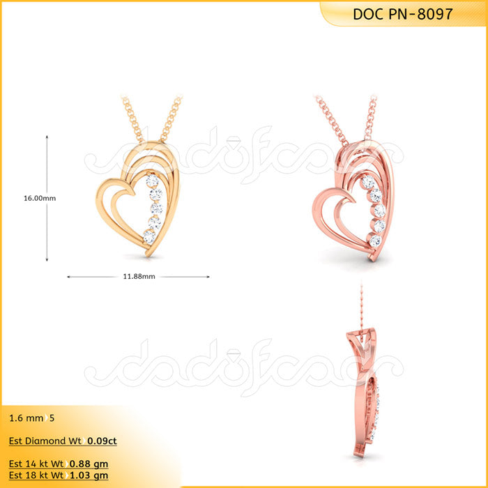 3D Jewelry Files Pendant Model 3DM DOC-P8097