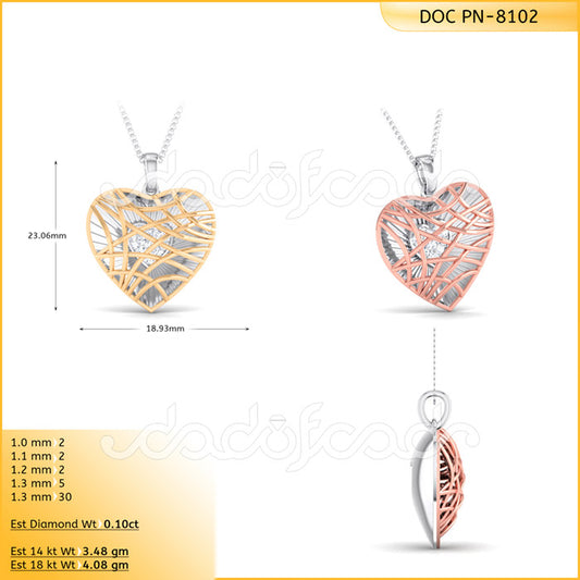 3D Jewelry Files Pendant Model 3DM DOC-P8102