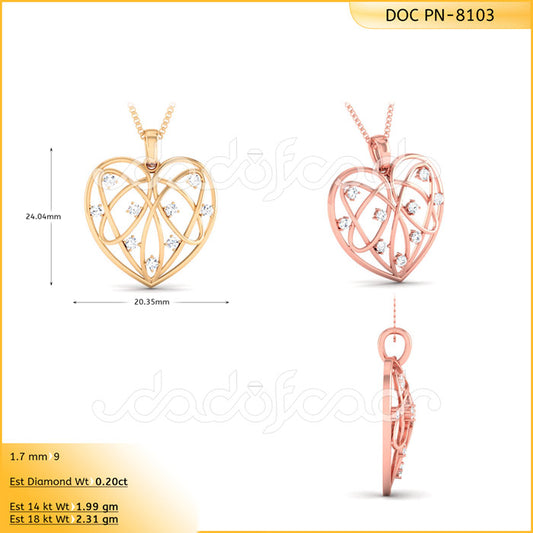 3D Jewelry Files Pendant Model 3DM DOC-P8103