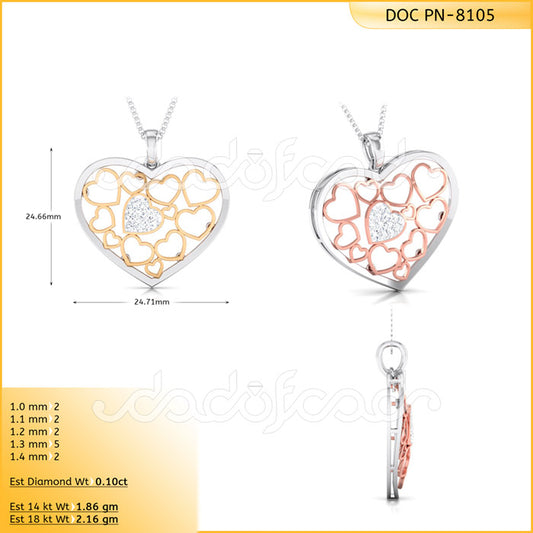 3D Jewelry Files Pendant Model 3DM DOC-P8105