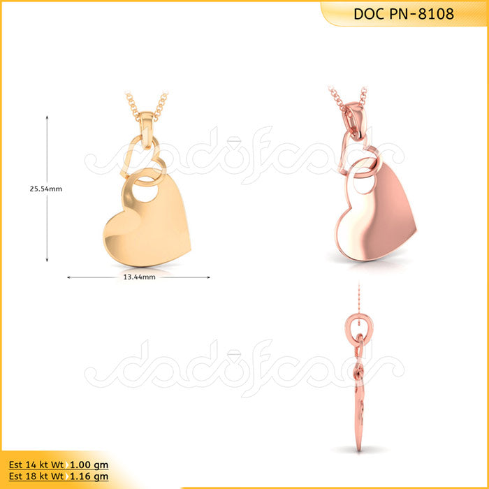 3D Jewelry Files Pendant Model 3DM DOC-P8108