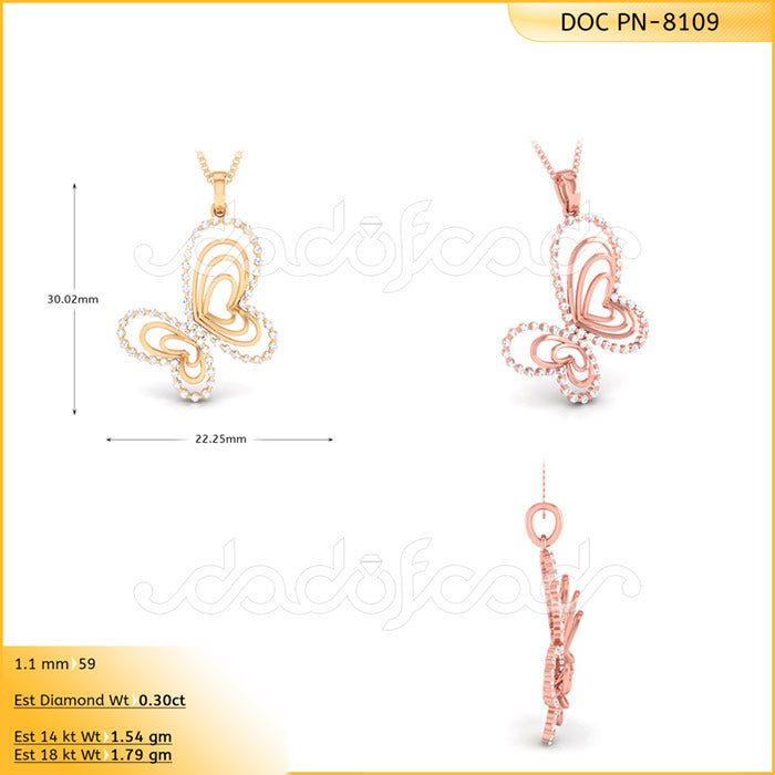 3D Jewelry Files Pendant Model 3DM DOC-P8109