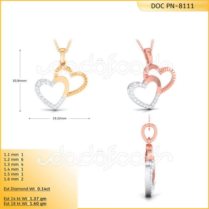 3D Jewelry Files Pendant Model 3DM DOC-P8111