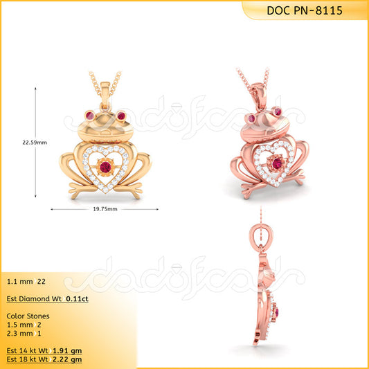 3D Jewelry Files Pendant Model 3DM DOC-P8115