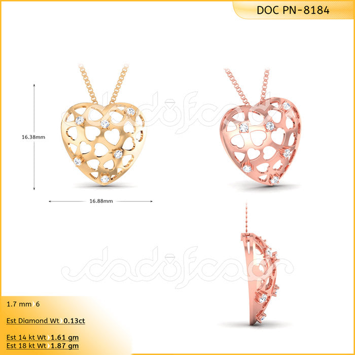 3D Jewelry Files Pendant Model 3DM DOC-P8184