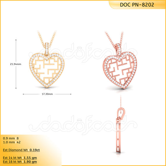 3D Jewelry Files Pendant Model 3DM DOC-P8202