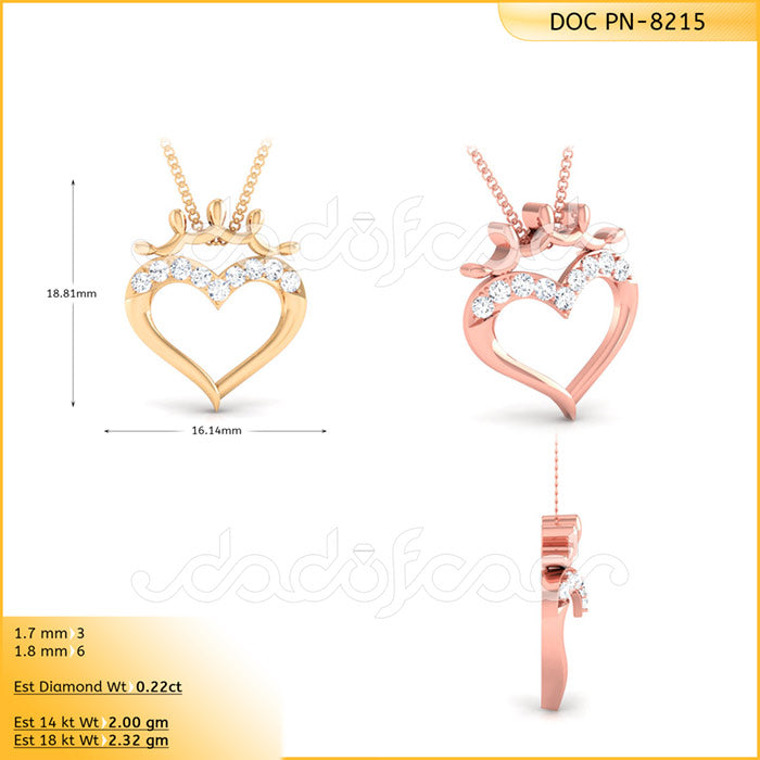 3D Jewelry Files Pendant Model 3DM DOC-P8215