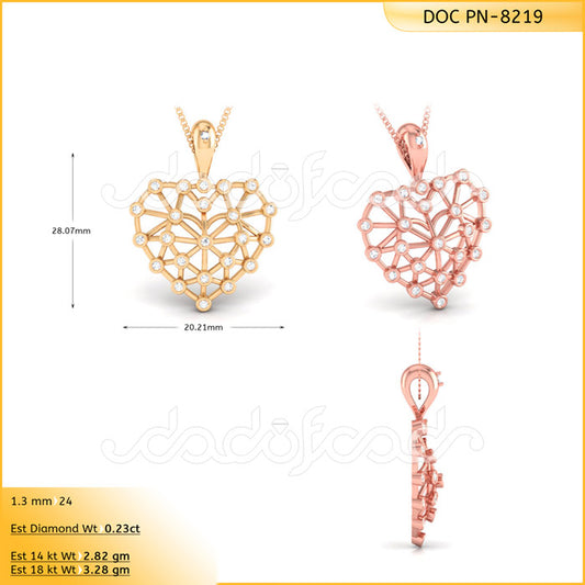 3D Jewelry Files Pendant Model 3DM DOC-P8219