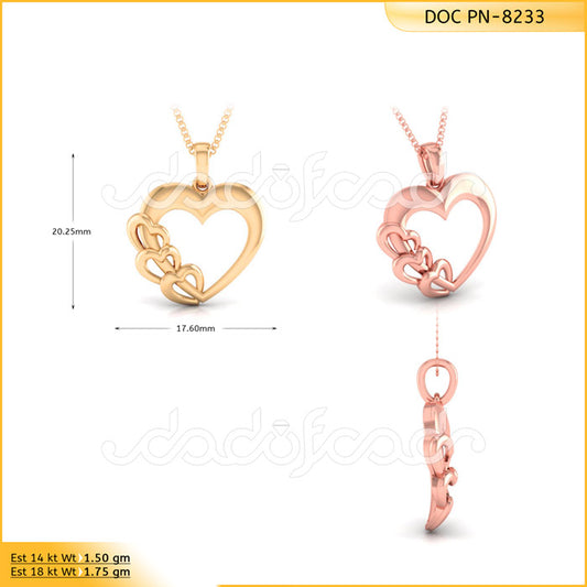 3D Jewelry Files Pendant Model 3DM DOC-P8233