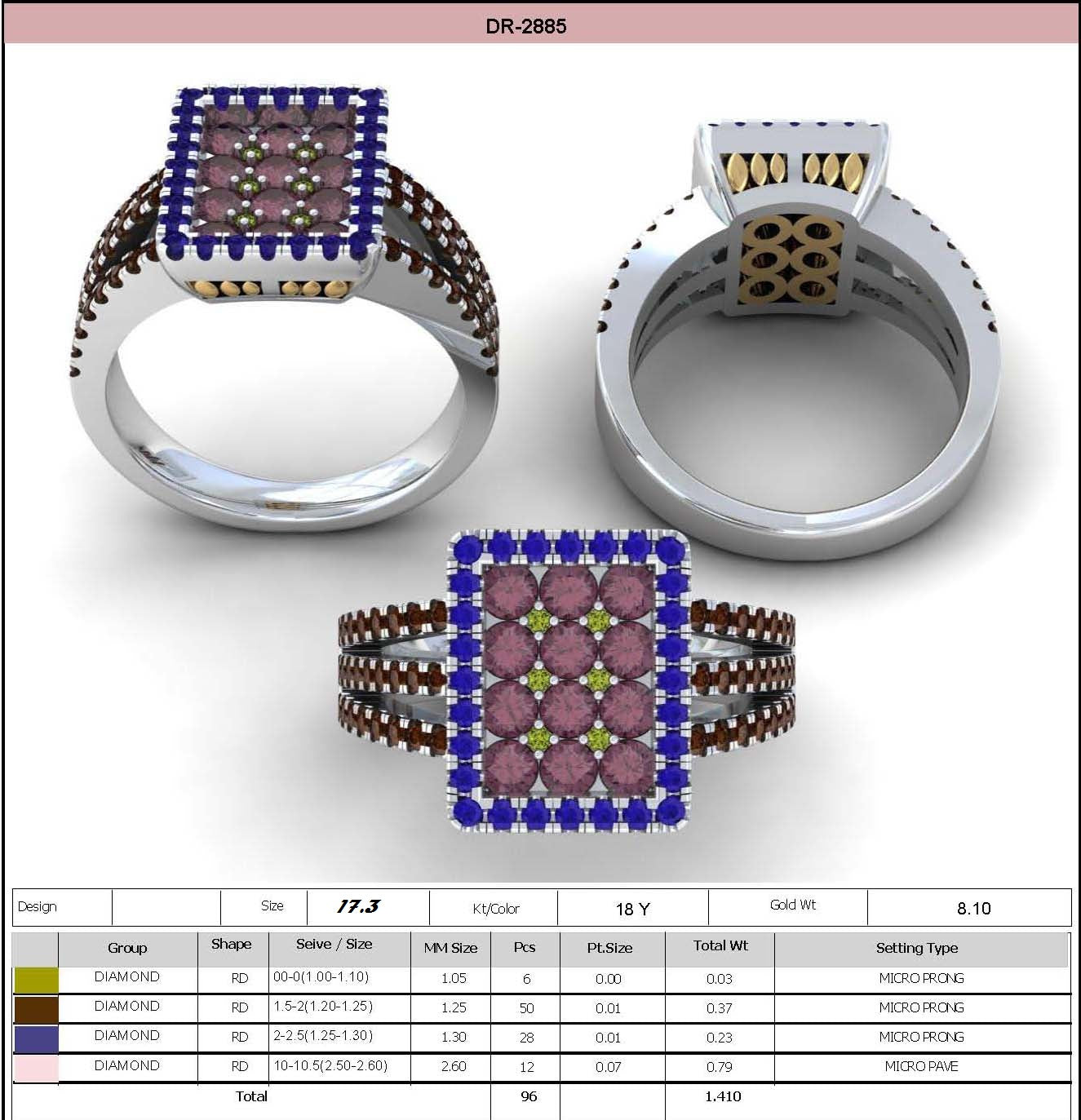 3D Jewelry Files Ring Model STL DR-2885