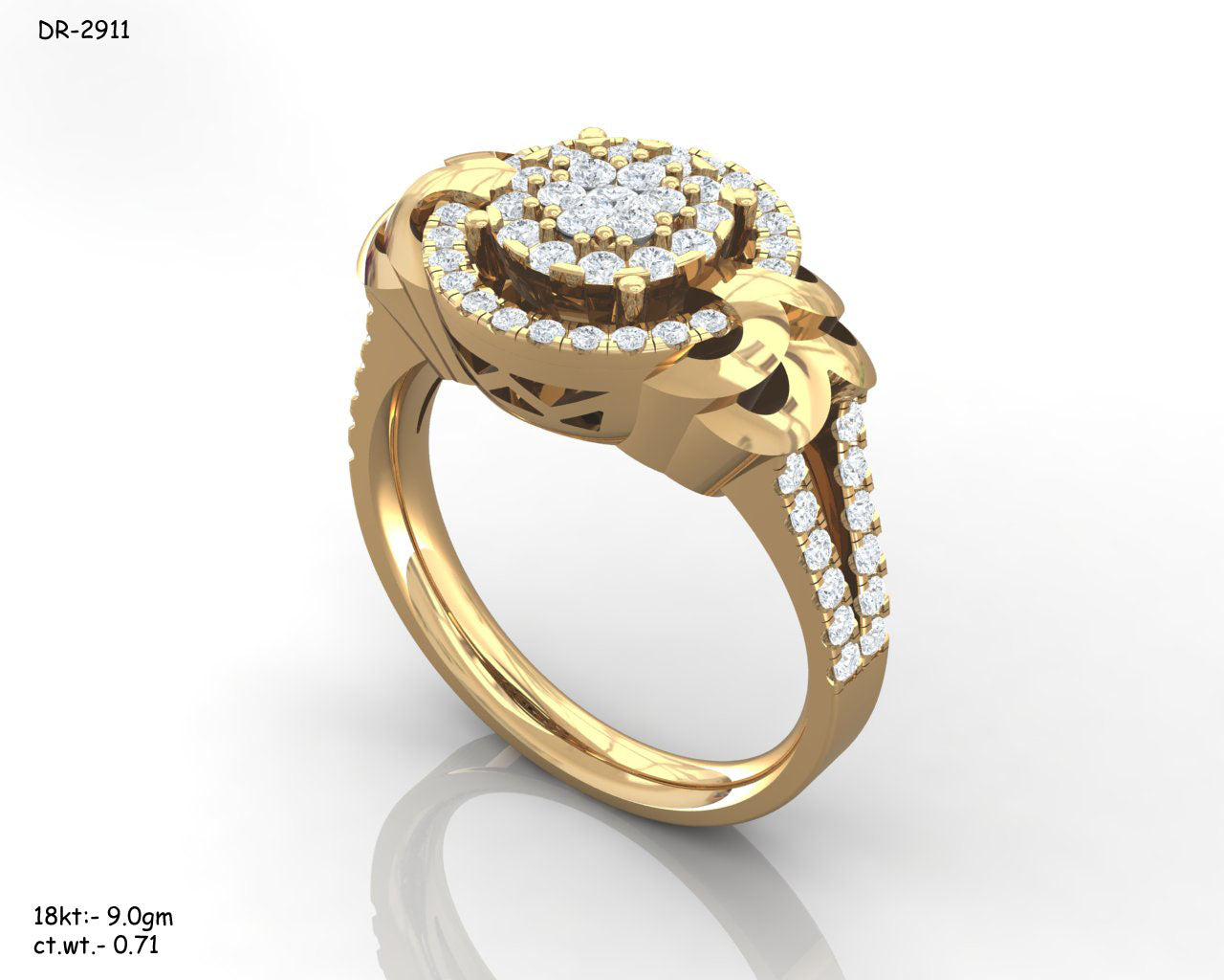 3D Jewelry Files Ring Model STL DR-2911