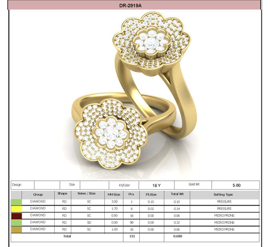 3D Jewelry Files Ring Model STL DR-2919