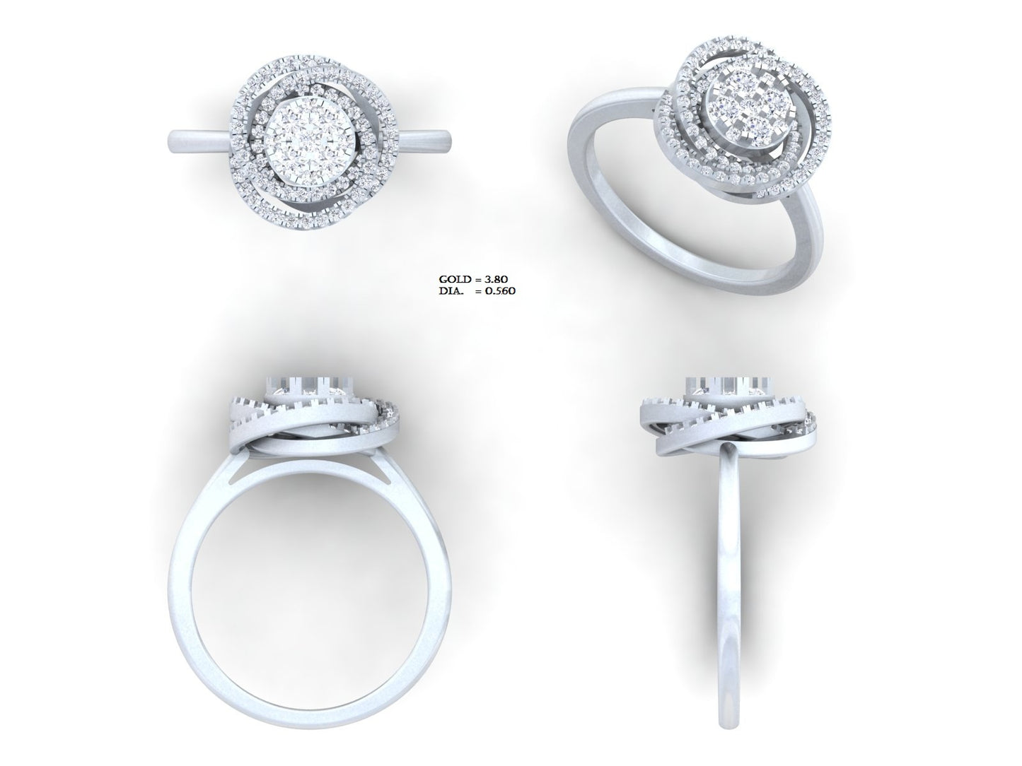 3D Jewelry Files Ring Model STL DR-2945