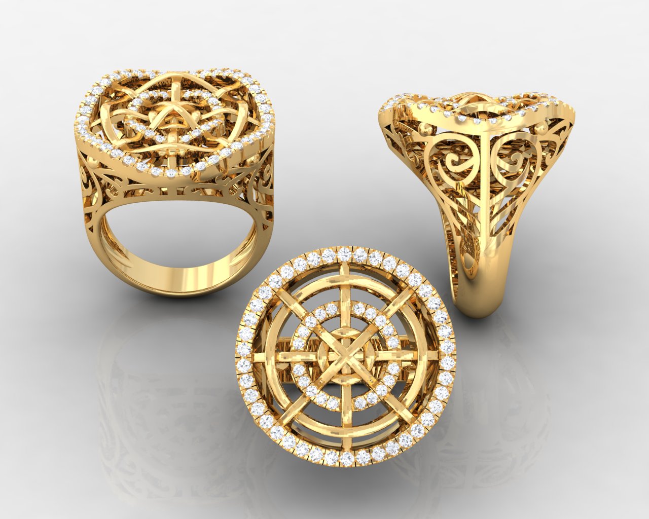 3D Jewelry Files Ring Model STL DR-2984