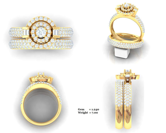 3D Jewelry Files Ring Model STL DR-3025