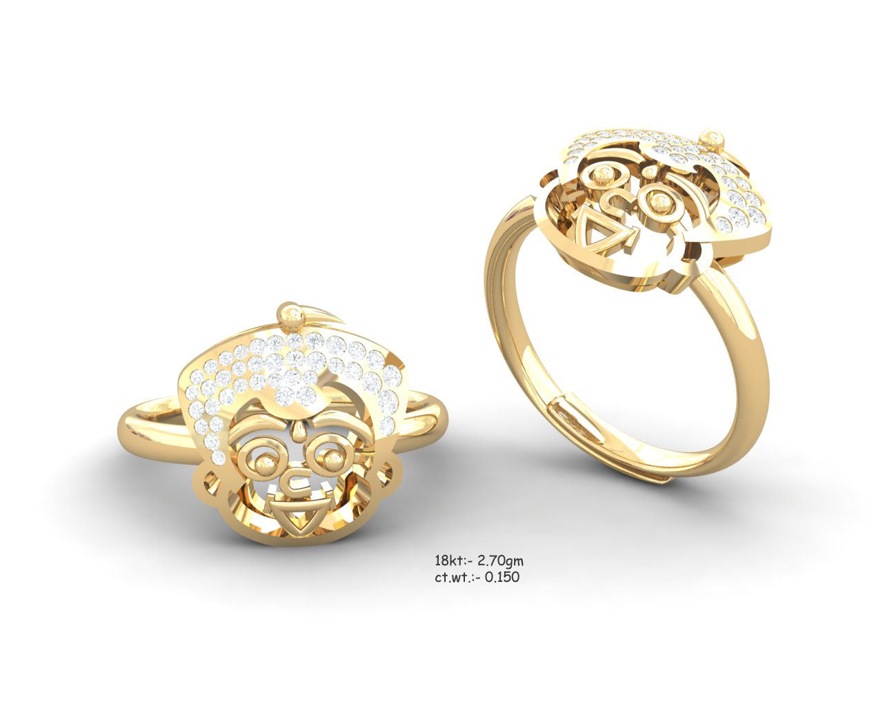 3D Jewelry Files Ring Model STL DR-3049