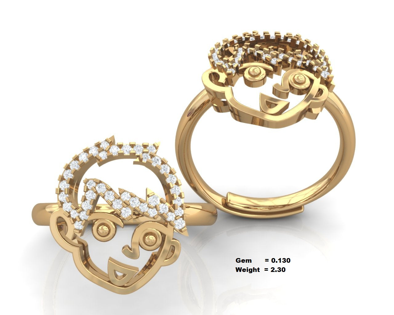 3D Jewelry Files Ring Model STL DR-3051