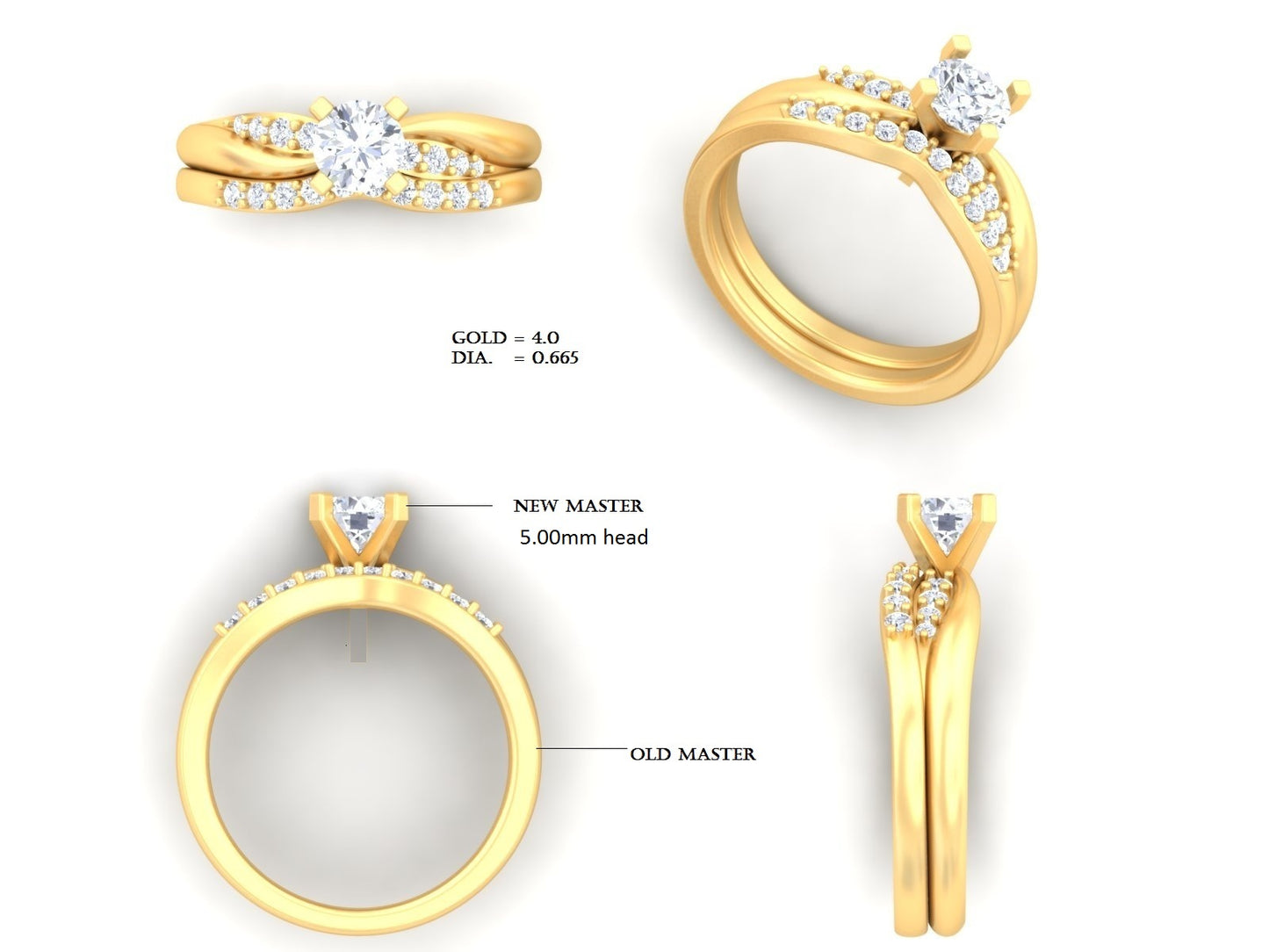 3D Jewelry Files Ring Model STL DR-3065A