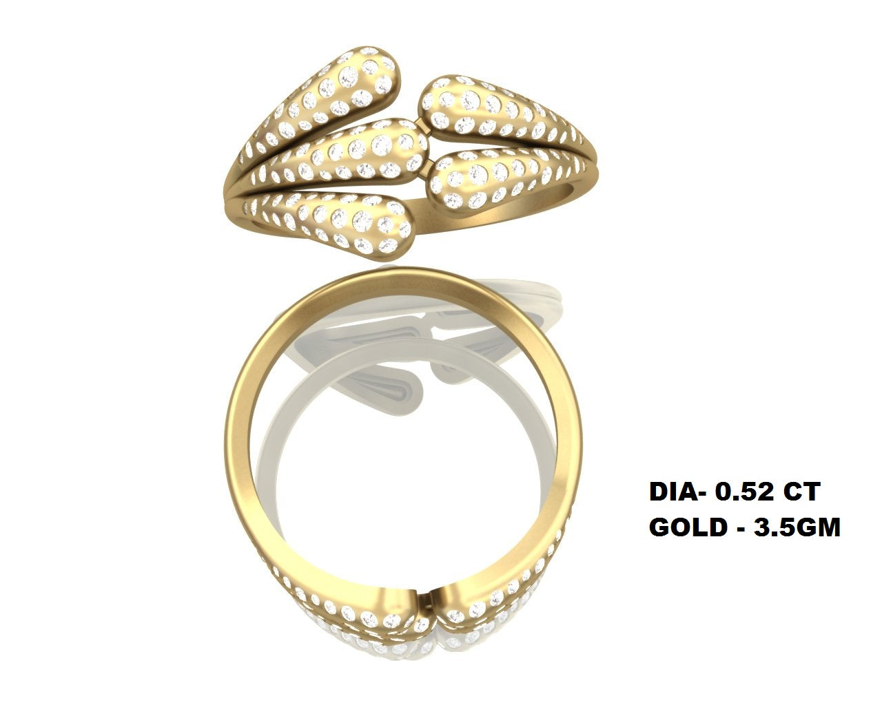 3D Jewelry Files Ring Model STL DR-3168