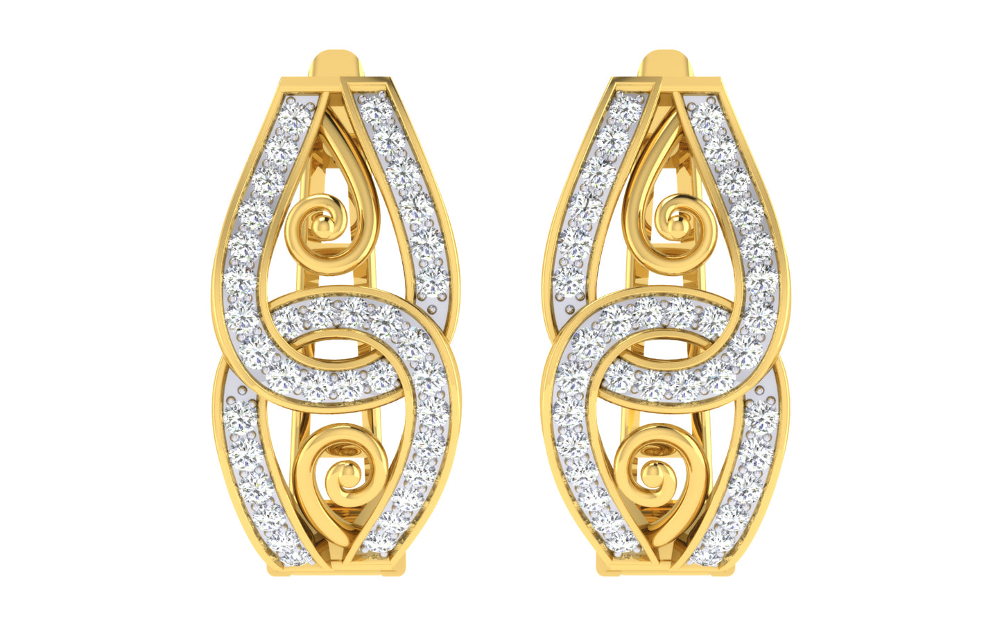 3D Jewelry Files Earring Model 3DM  EZ BI-34