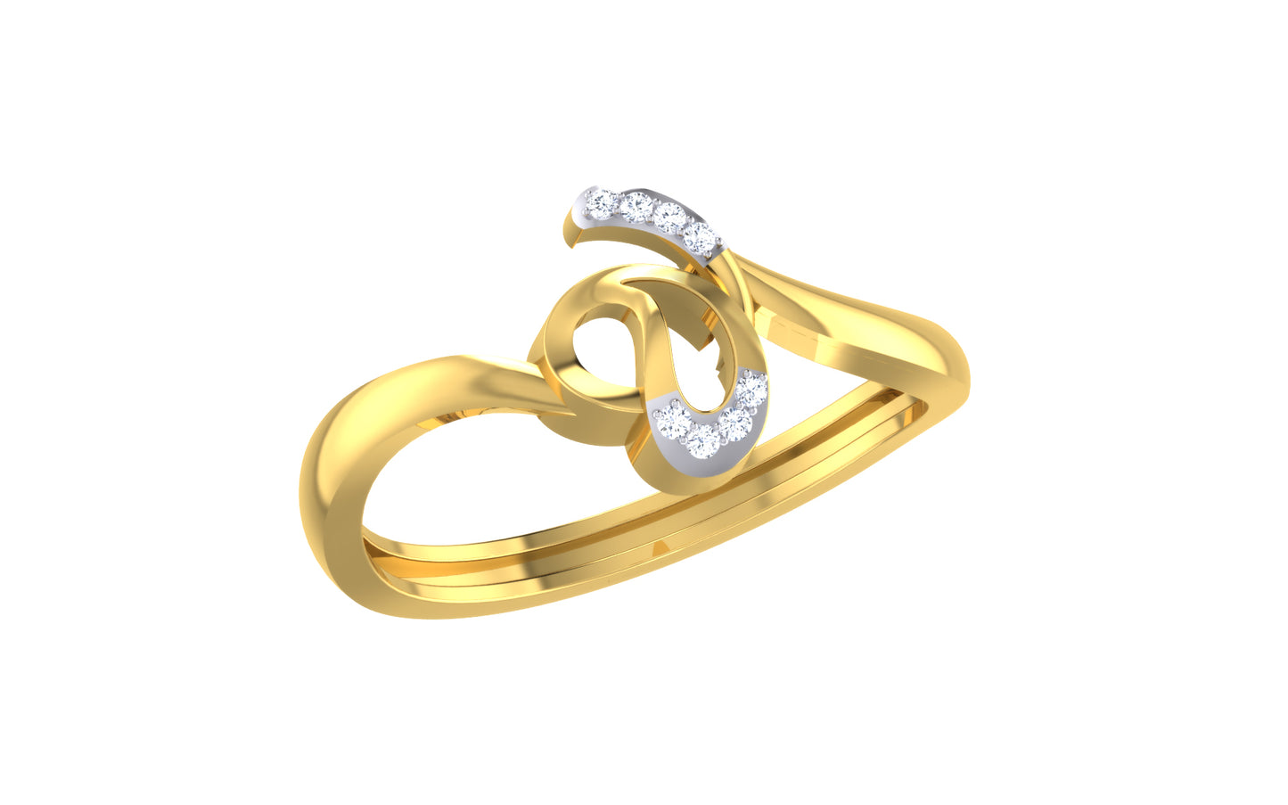 3D Jewelry Files Ring Model 3DM EZ R-109