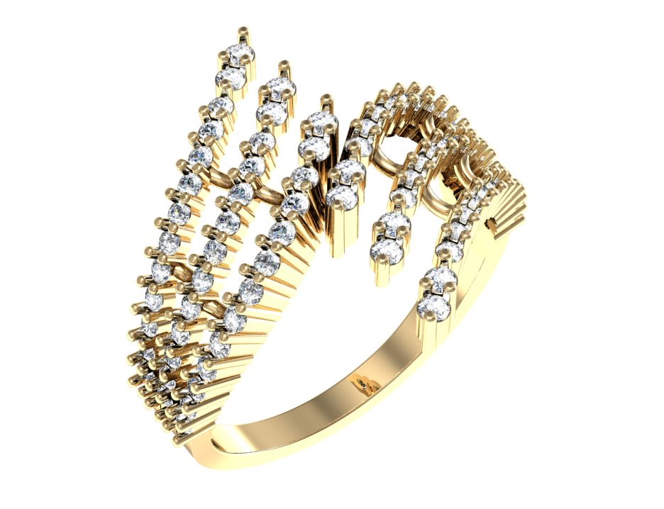 3D Jewelry Files Ring Model 3DM STL R-4105