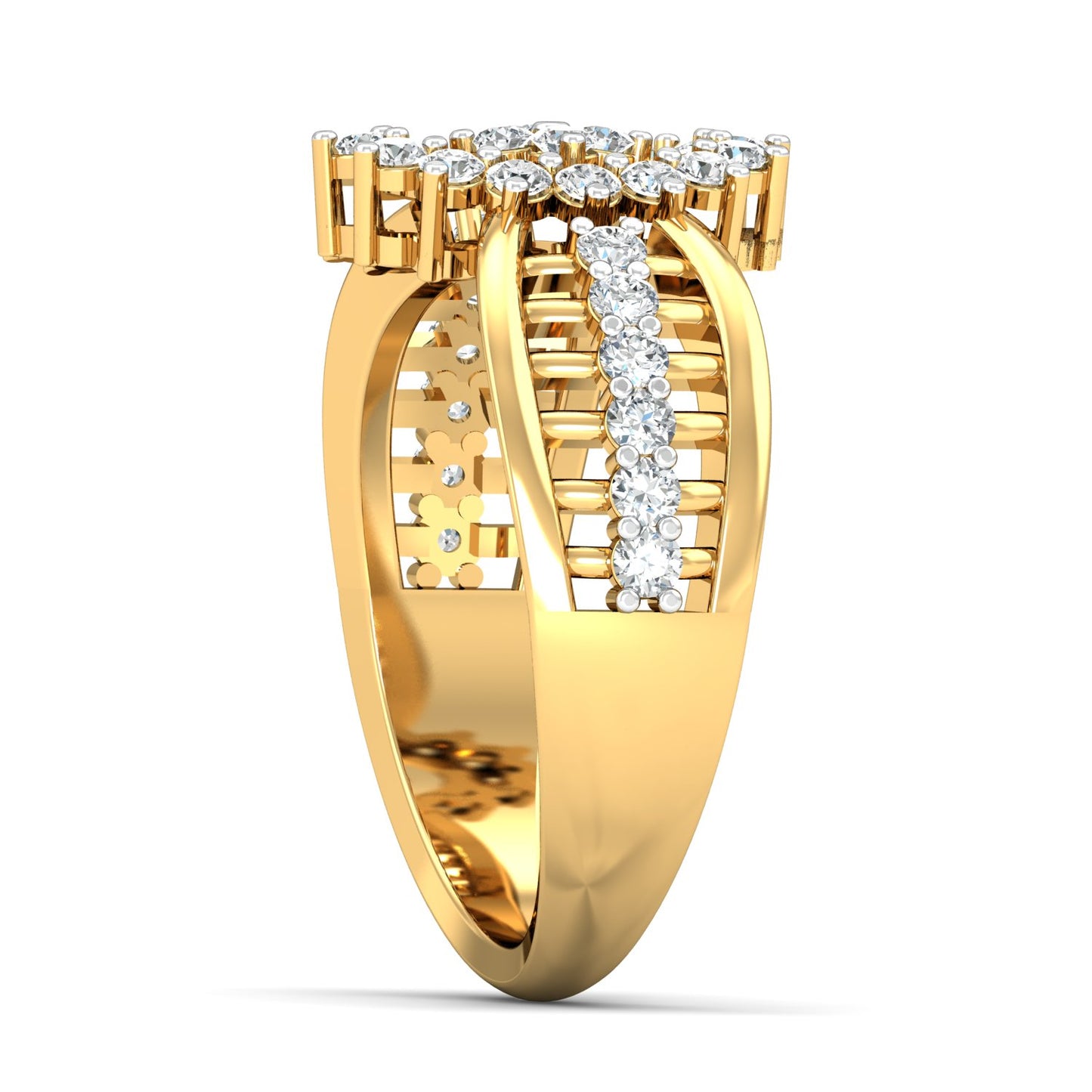 3D Jewelry Files Ring Model 3DM P2 R-48