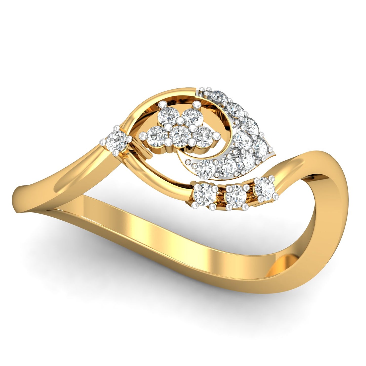 3D Jewelry Files Ring Model 3DM P2 R-6