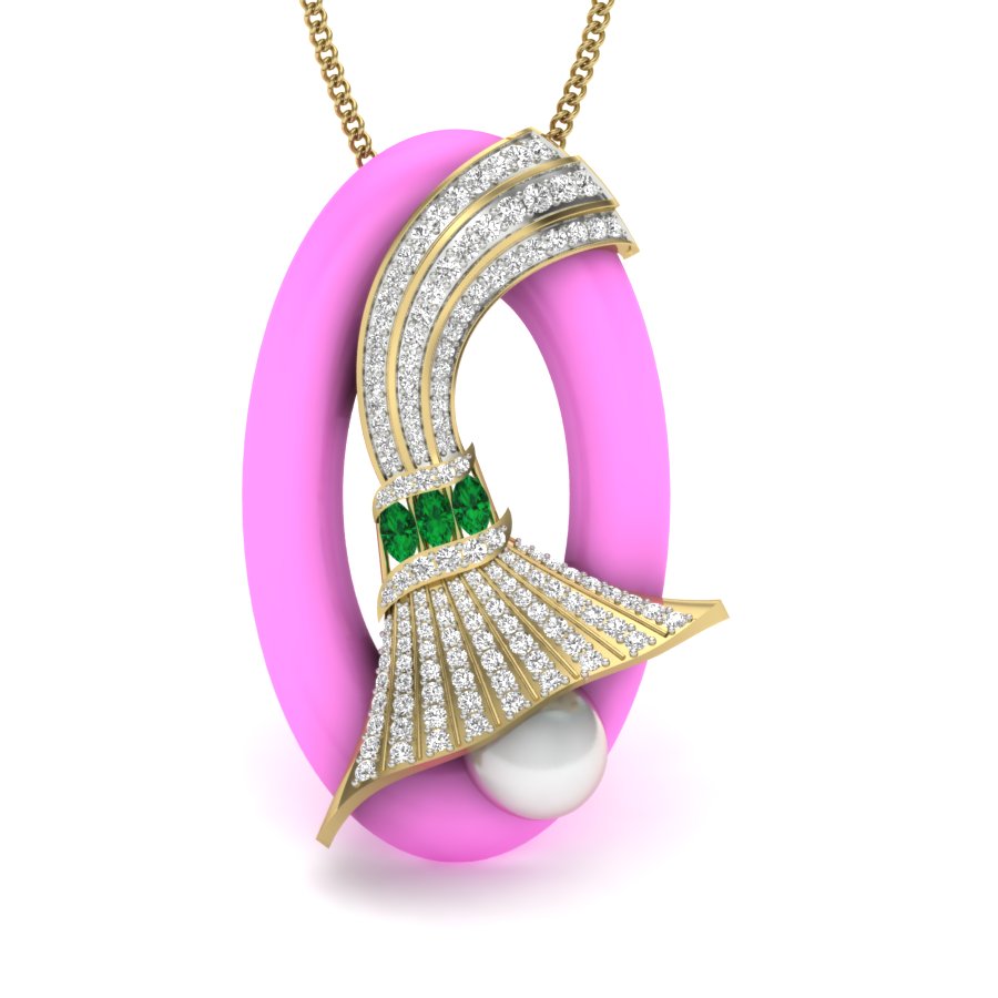 3D Jewelry Files Pendant Model 3DM STL PPD-405-DIA