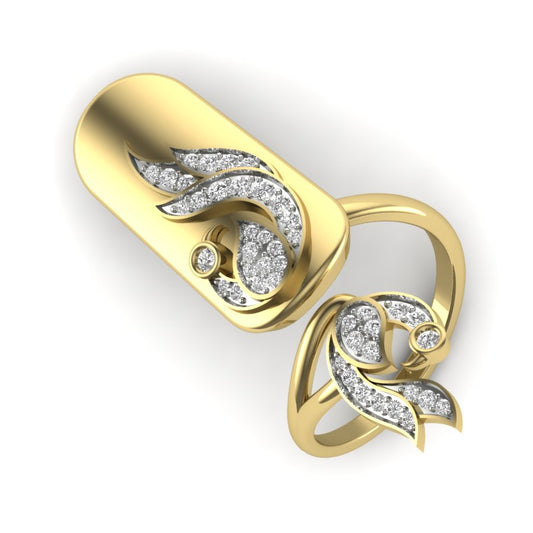 3D Jewelry Files Ring Model 3DM STL PR-281-DIA