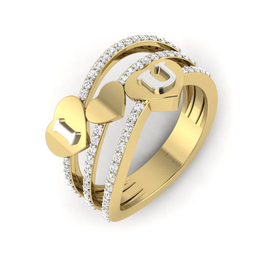 3D Jewelry Files Ring Model 3DM STL PR-334 DIA