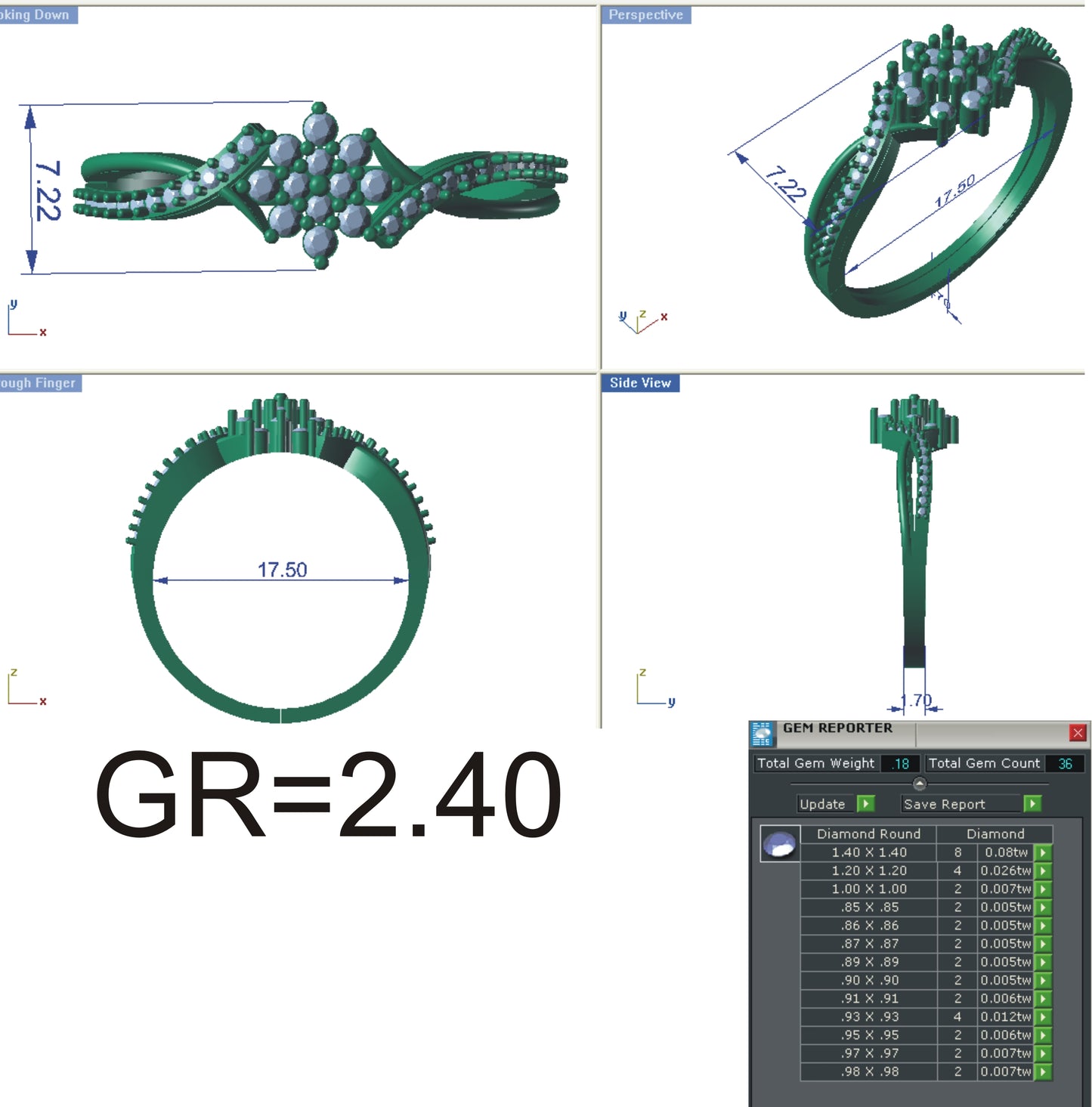 3D Jewelry Files Ring Model STL R-4111