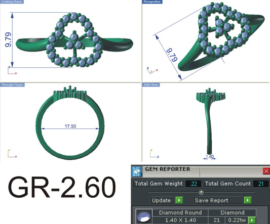 3D Jewelry Files Ring Model STL R-4154